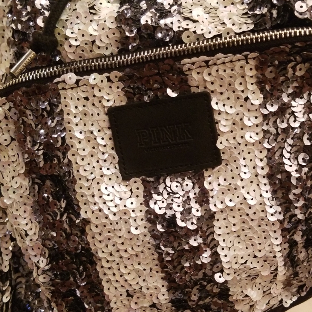 Brand New Victoria's Secret pink striped sequin ba… - Picture 6 of 8